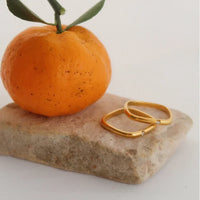 Minimalistische Zirkonia Ring - Leona