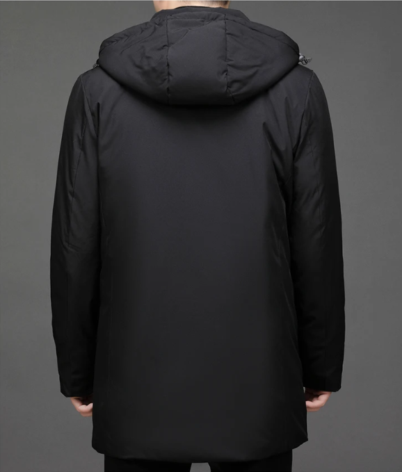 Klassische Daunenjacke mit Kapuze - Victor