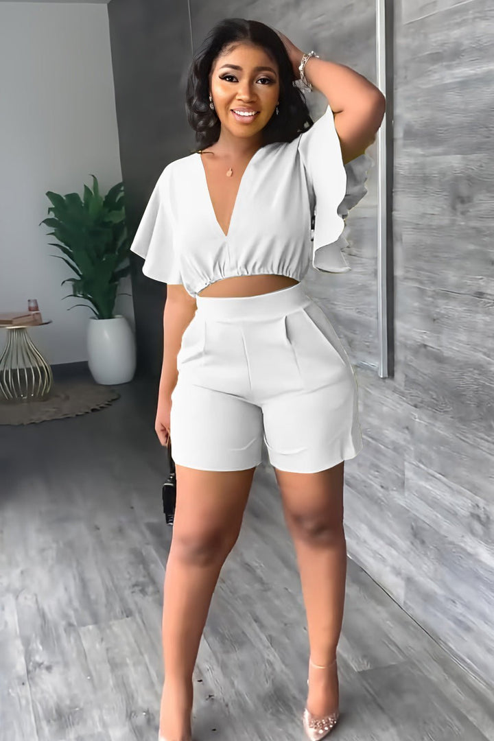 Trendiges Sommer-Set mit Falten-Design - Marlene