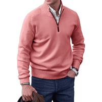 Kaschmirpullover mit Reißverschluss - Mason