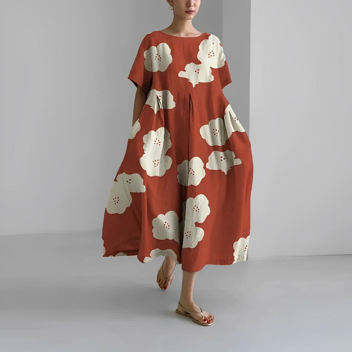 Boho-Blumen-Maxikleid - FloraChic