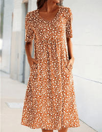 Stijlvolle Bloemenprint Jurk - Eva | Dé Perfecte Lichte Zomerjurk!