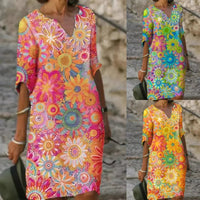 Zomerjurk met Bloemenprint - Marisol
