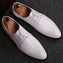 Stilvolle Leder-Herrenschnürschuhe - Casper