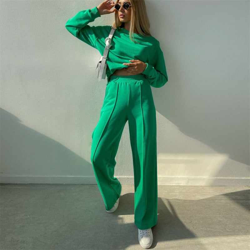 Comfortabel en Luxe Joggingpak 2-Delig – Isabel