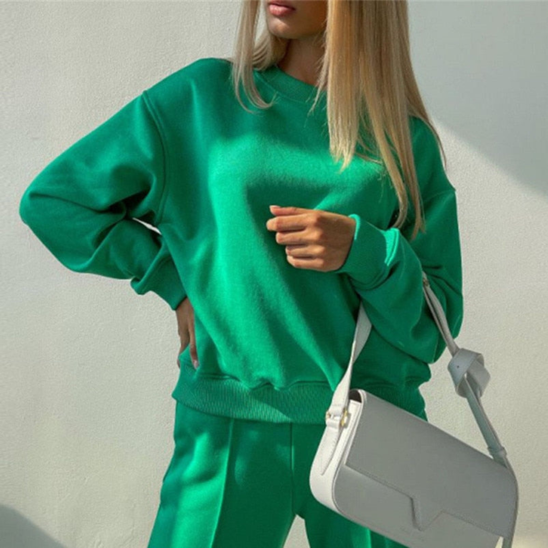 Comfortabel en Luxe Joggingpak 2-Delig – Isabel