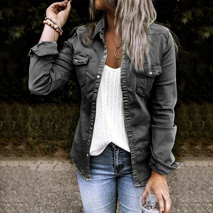 Stijlvolle Dames Jeansjack - Elisa