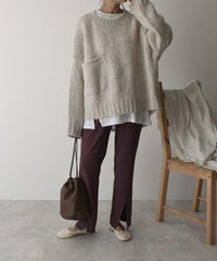 Oversized Strickpullover - AutumnComfort