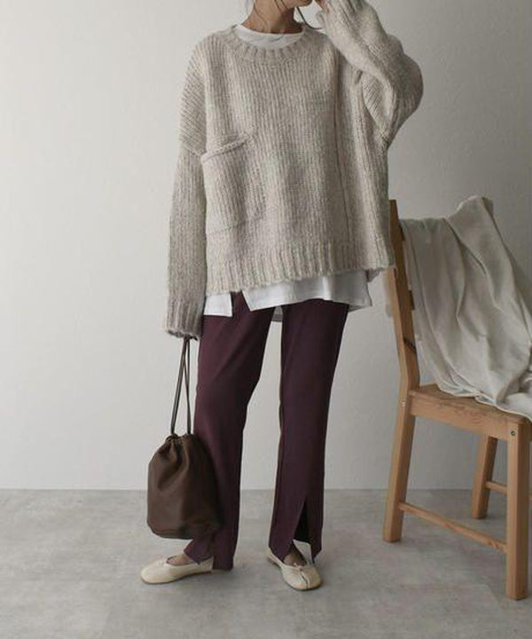 Oversized Strickpullover - AutumnComfort
