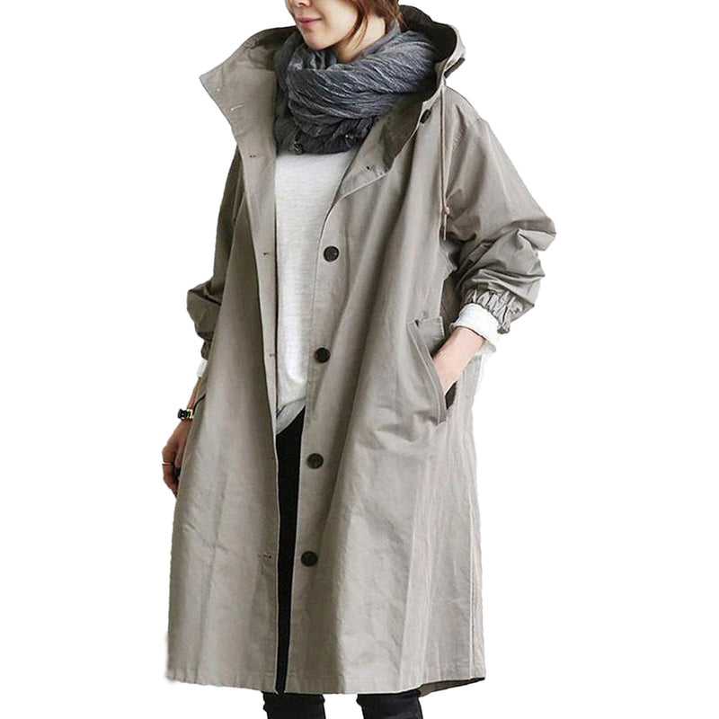 Trendy Lange Regenjas voor Dames - Elise