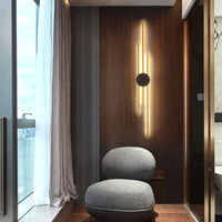 Moderne Industrielle LED-Wandleuchte - LumoGlow