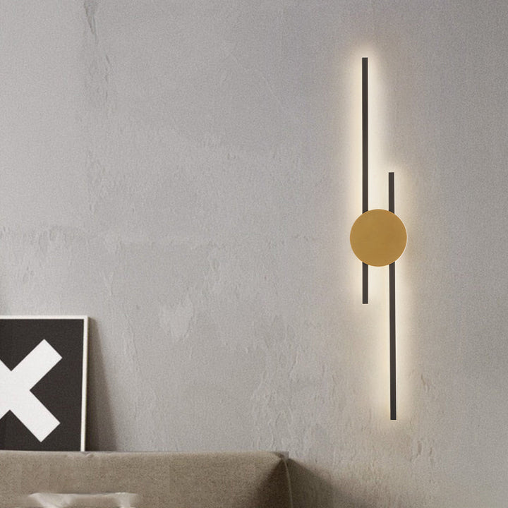 Moderne Industrielle LED-Wandleuchte - LumoGlow