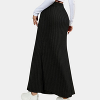 Geribbelde Maxi Rok – Selina