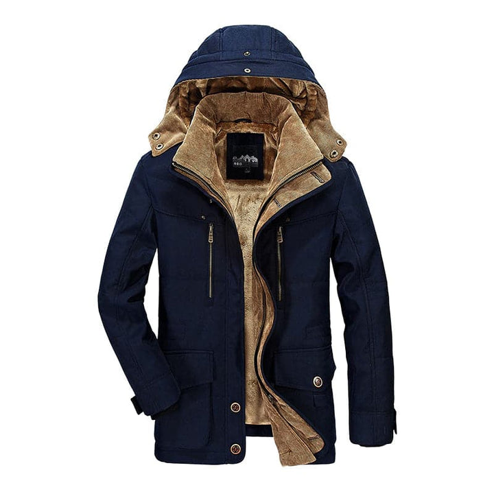Bequemer Herren Wintermantel mit mehreren Taschen - Max