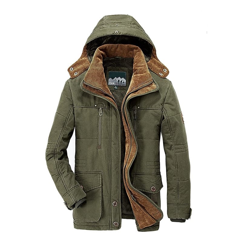 Bequemer Herren Wintermantel mit mehreren Taschen - Max