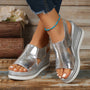 Stilvolle Damen-Orthopädische Sandalen mit Keilabsatz und Fransen – Tilda