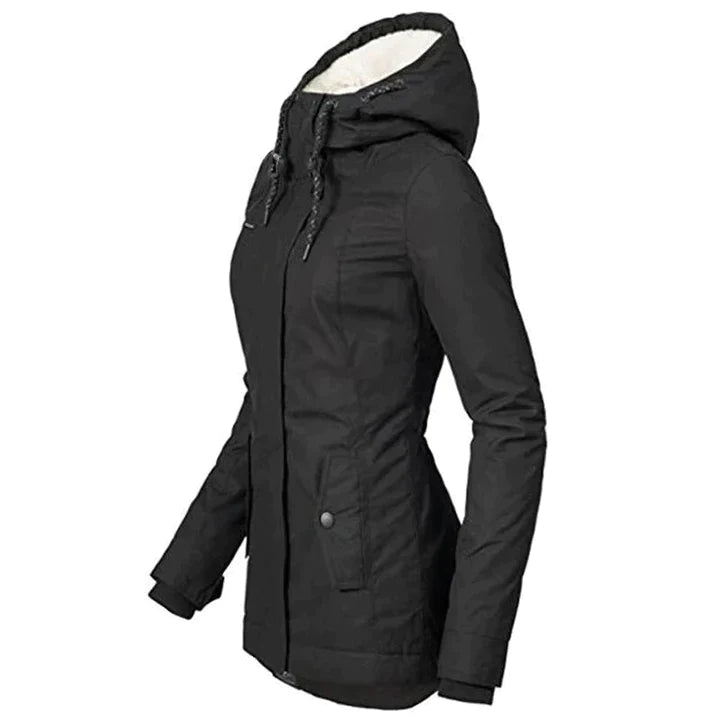 Stijlvolle Lange Dames Winterjas - Lina