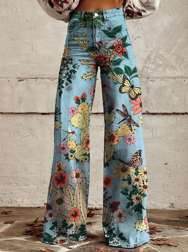 Luftige lange Damenhose - Lina