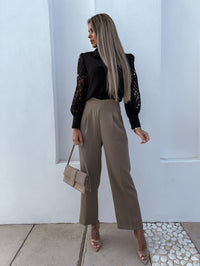Lilou Bluse | Seidige Damenbluse