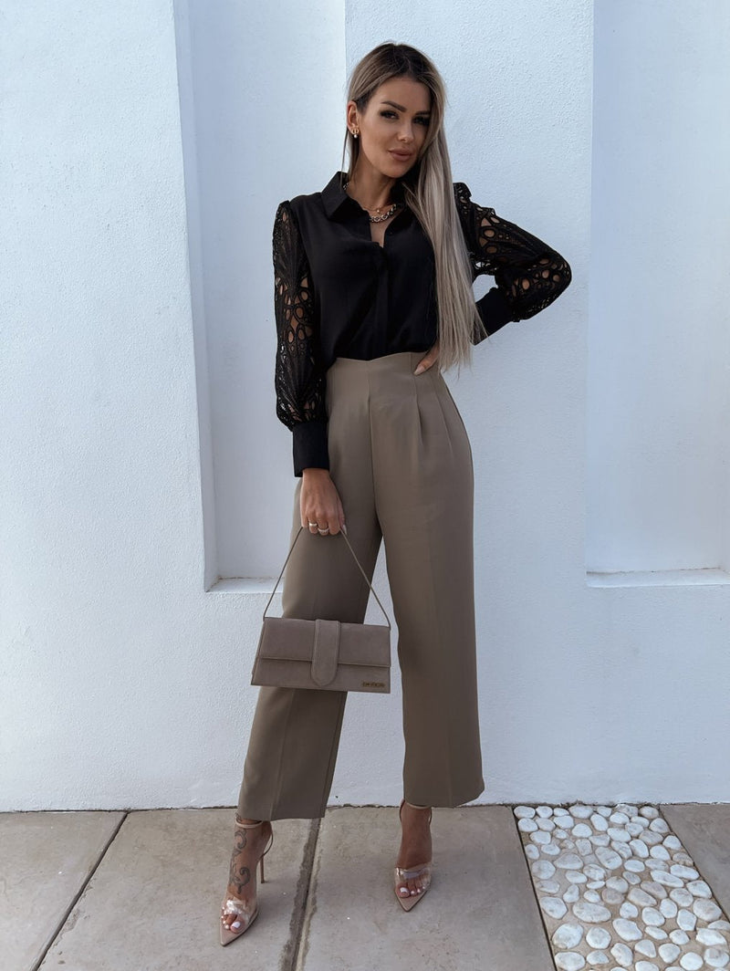 Lilou Bluse | Seidige Damenbluse