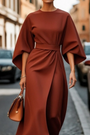 Abendkleid Mit Taillengürtel - Angela