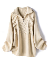 Elaine Pullover | Warmer Wollpullover mit Oversize-Schnitt