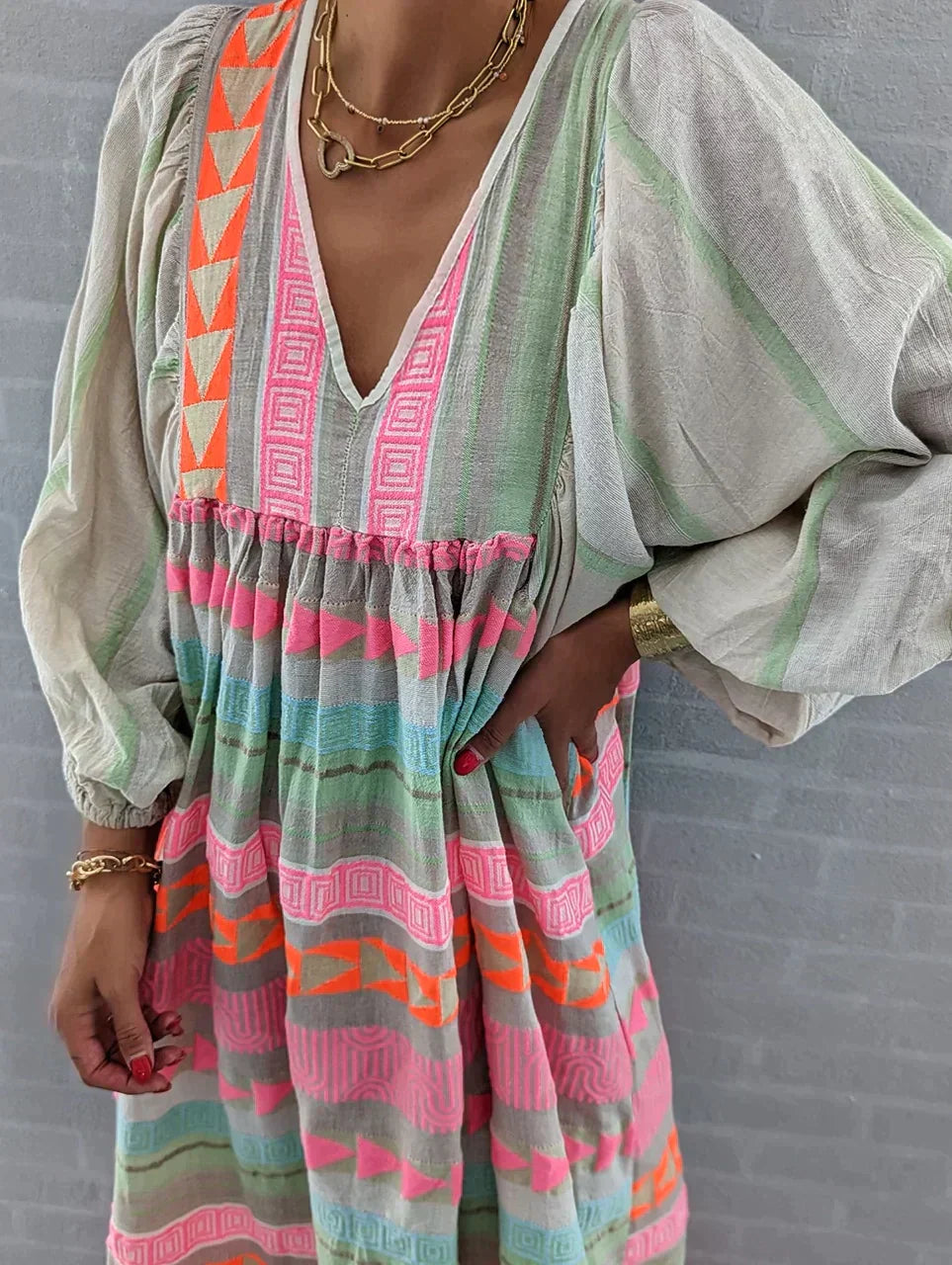 Maxi Sommerkleid mit Farbverlauf – Solenne