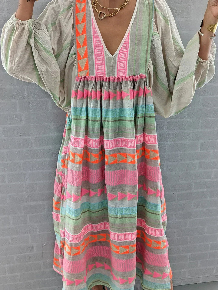 Maxi Sommerkleid mit Farbverlauf – Solenne