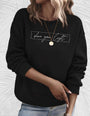 Oversized Damenpullover mit Rundhalsausschnitt - Luna