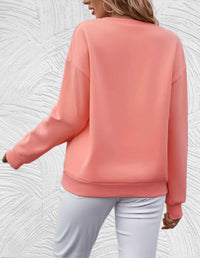 Oversized Damenpullover mit Rundhalsausschnitt - Luna