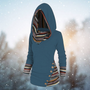 Tribal Hoodie mit Geometrischem Muster – Naïma