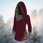 Tribal Hoodie mit Geometrischem Muster – Naïma