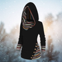 Tribal Hoodie mit Geometrischem Muster – Naïma