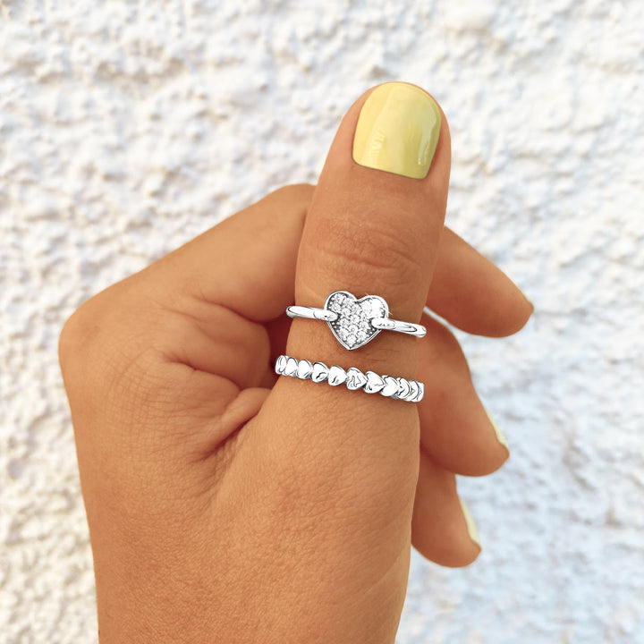 Heart ring - Aurora