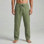 Ankle-Length Drawstring Casual Pants - Adam