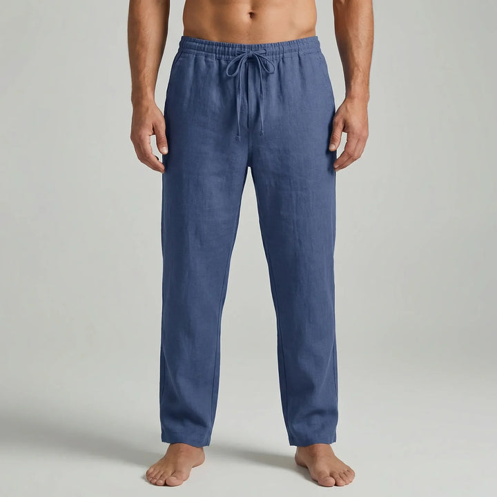 Ankle-Length Drawstring Casual Pants - Adam