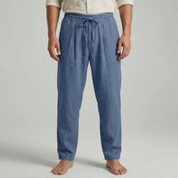 Ankle-Length Drawstring Casual Pants - Adam