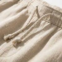 Ankle-Length Drawstring Casual Pants - Adam