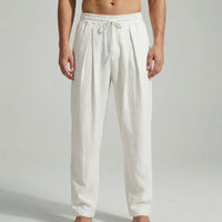 Ankle-Length Drawstring Casual Pants - Adam