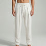 Ankle-Length Drawstring Casual Pants - Adam