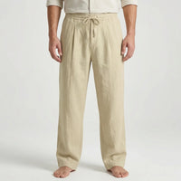 Ankle-Length Drawstring Casual Pants - Adam