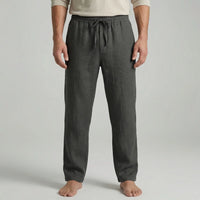 Ankle-Length Drawstring Casual Pants - Adam