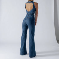 Anliegender Ärmelloser Jumpsuit - Kristin
