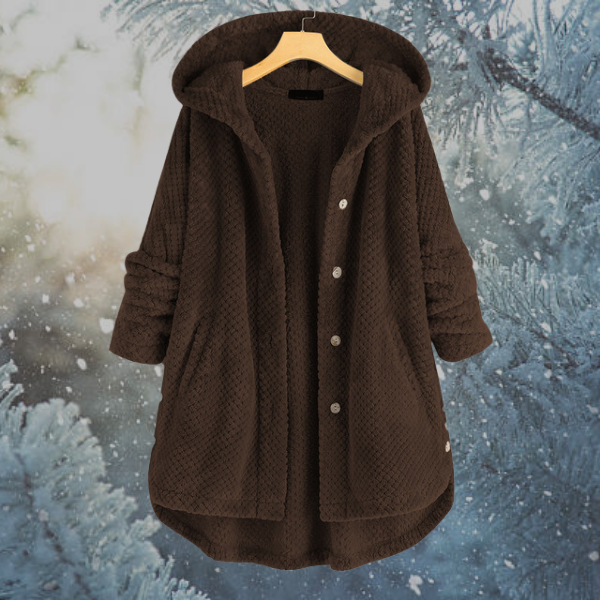 Damen Winterfleecejacke mit Kapuze - Nova