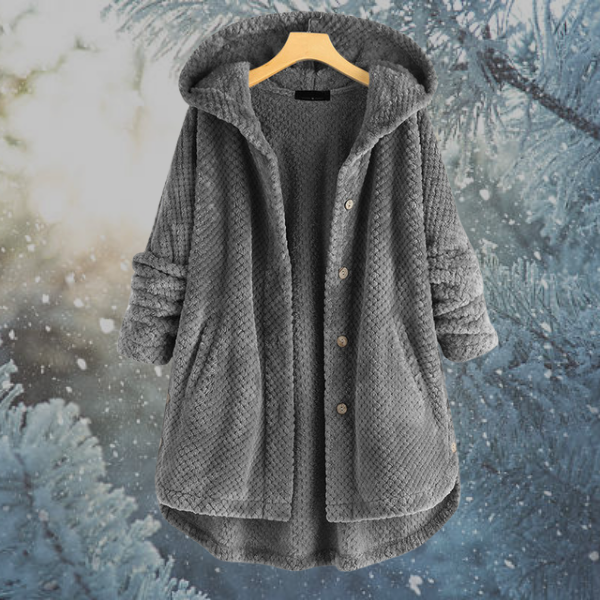 Damen Winterfleecejacke mit Kapuze - Nova