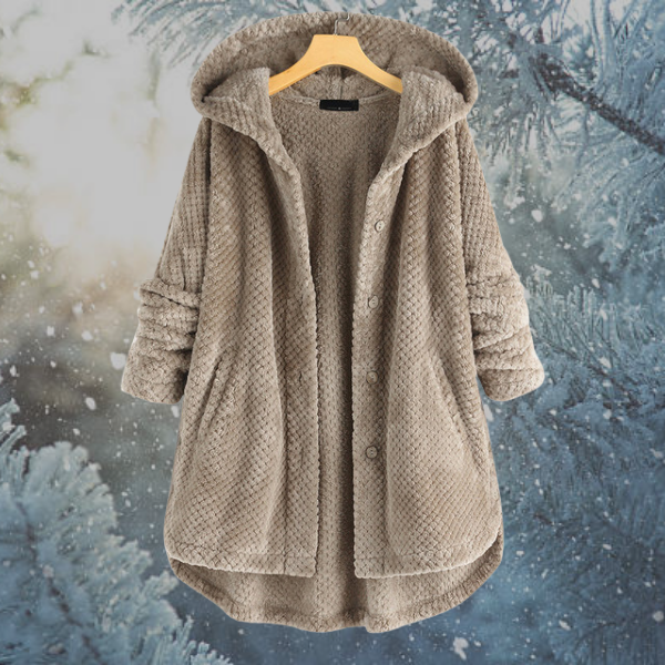 Damen Winterfleecejacke mit Kapuze - Nova
