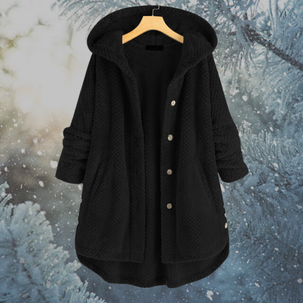 Damen Winterfleecejacke mit Kapuze - Nova