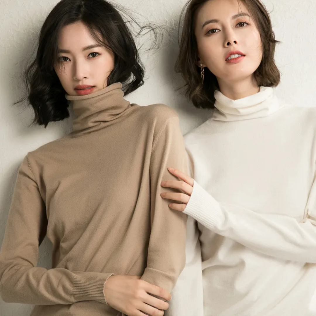 Annie Slim-Fit Rollkragenpullover | Einfach & stilvoll