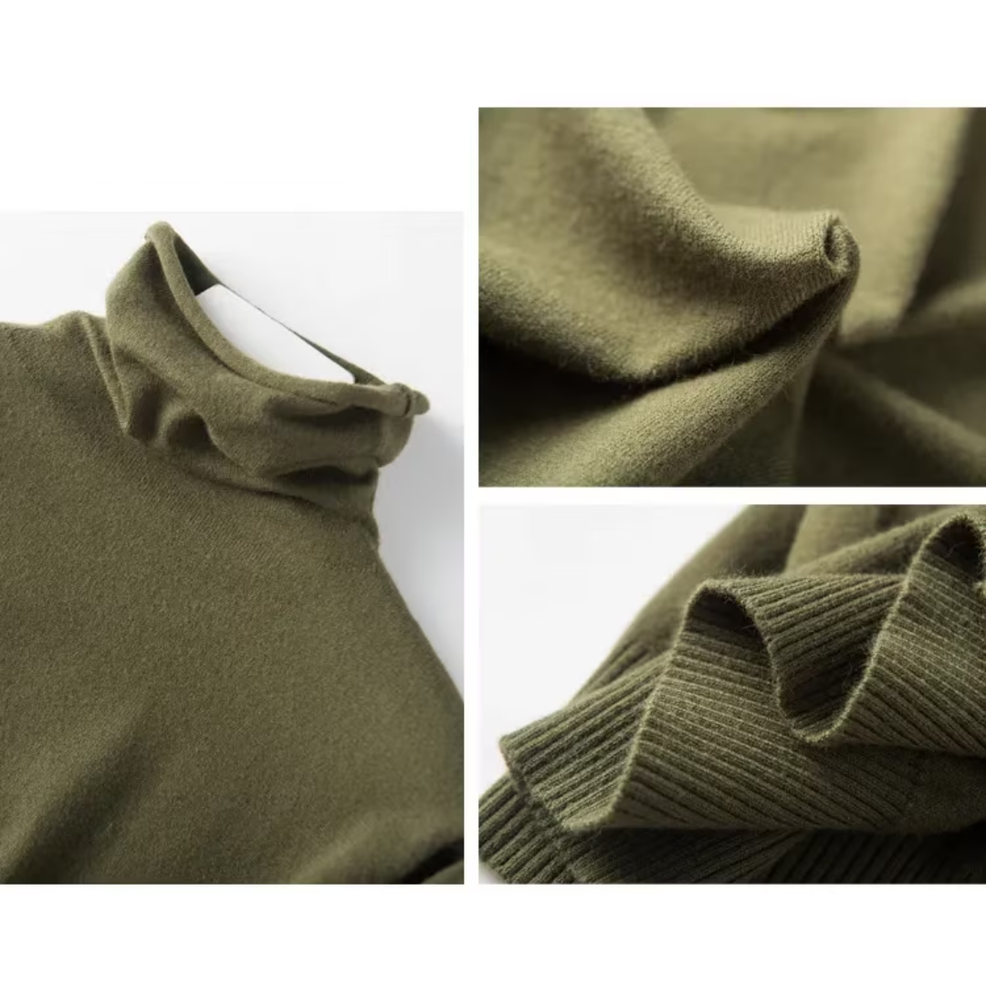Annie Slim-Fit Rollkragenpullover | Einfach & stilvoll