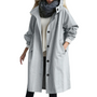 Winddichter Damen-Trenchcoat mit Kapuze - Luna